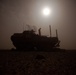 As sandstorm slows convoy, 1st LAR Marines feel at home in the elements
