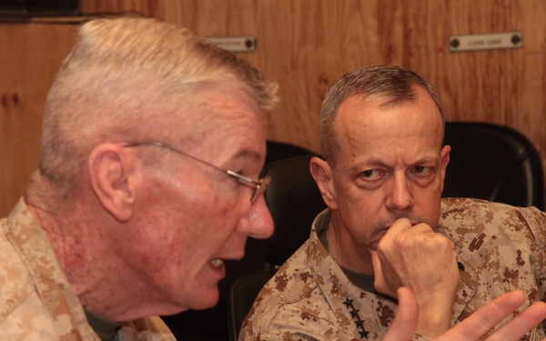 Gen. John R. Allen visits Camp Leatherneck