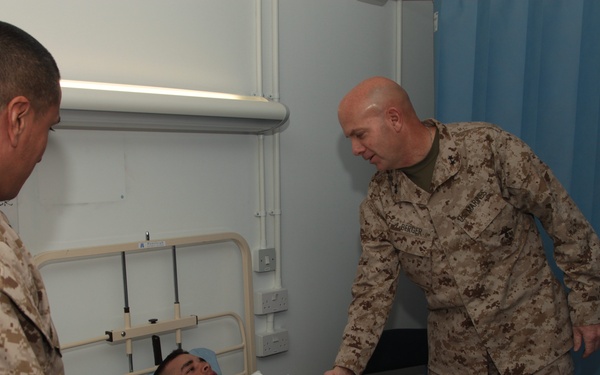Gen. John R. Allen visits Camp Leatherneck