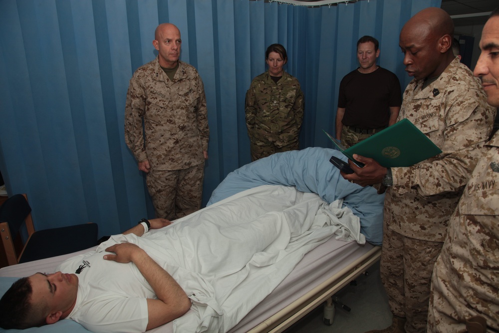 Gen. John R. Allen visits Camp Leatherneck