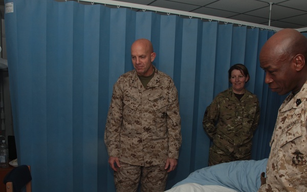 Gen. John R. Allen visits Camp Leatherneck