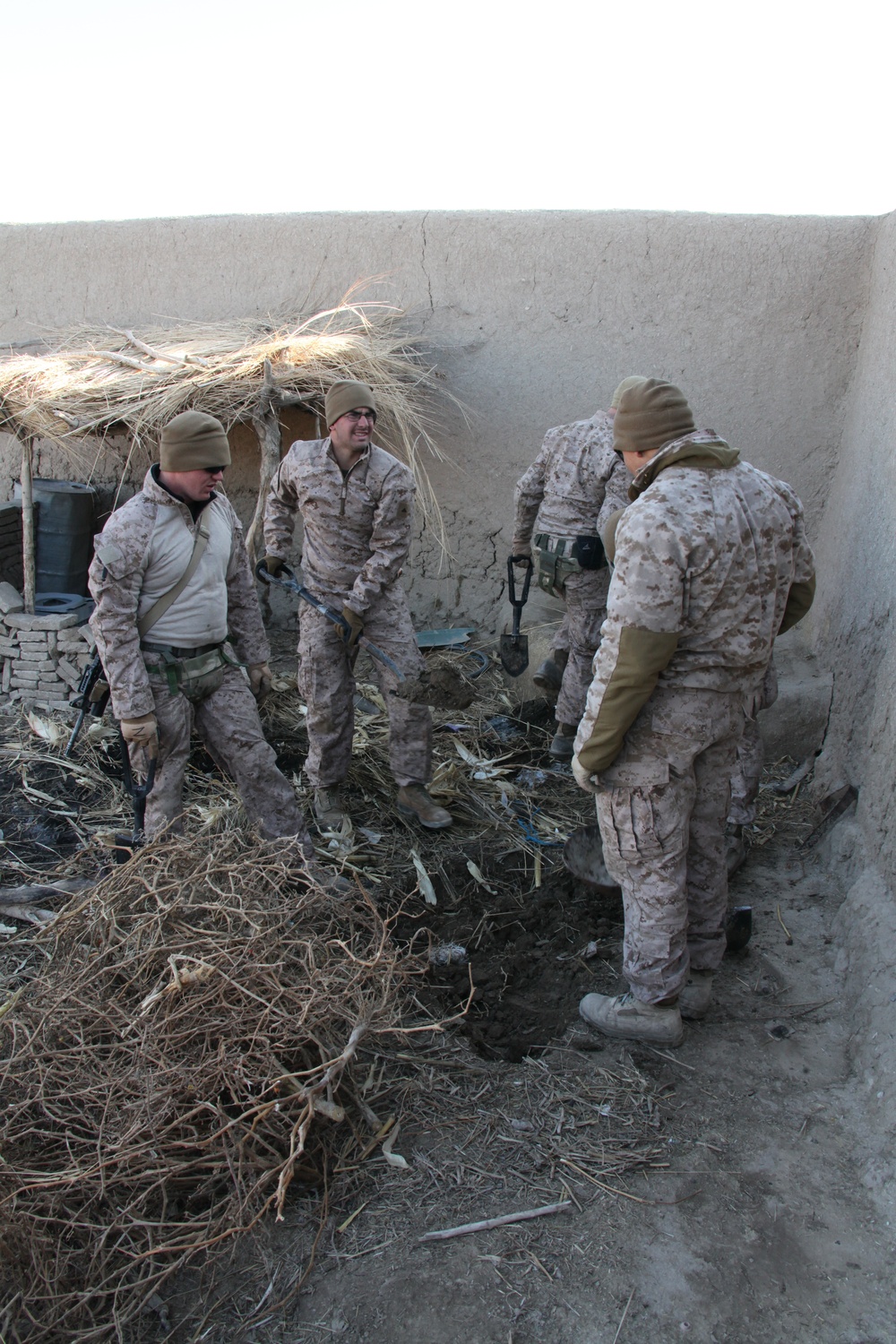 Marines conduct operations in Helmand province