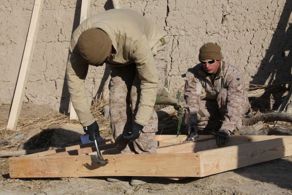 Marines conduct operations in Helmand province