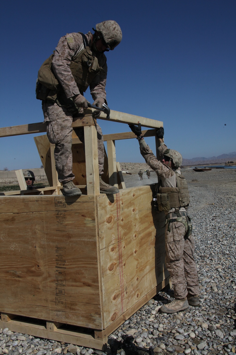 Marines conduct operations in Helmand province