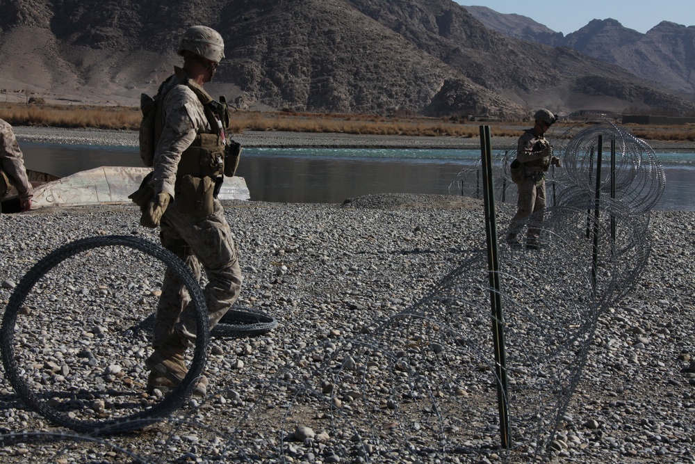 Marines conduct operations in Helmand province