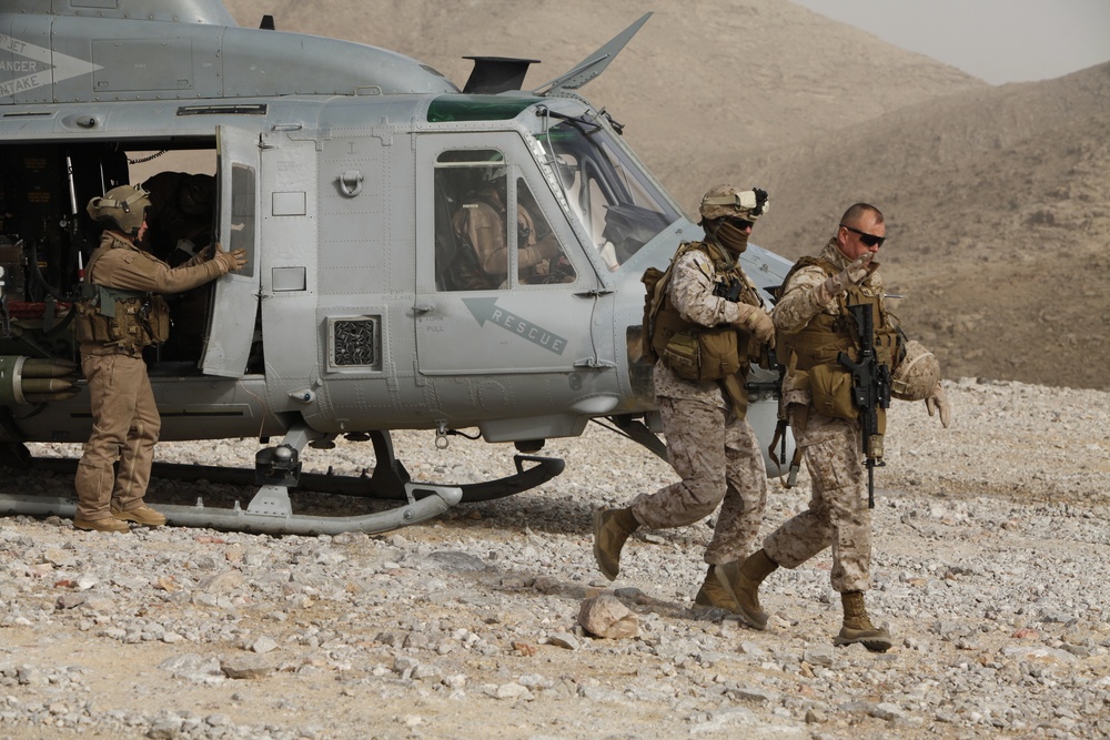 Marines conduct operations in Helmand province