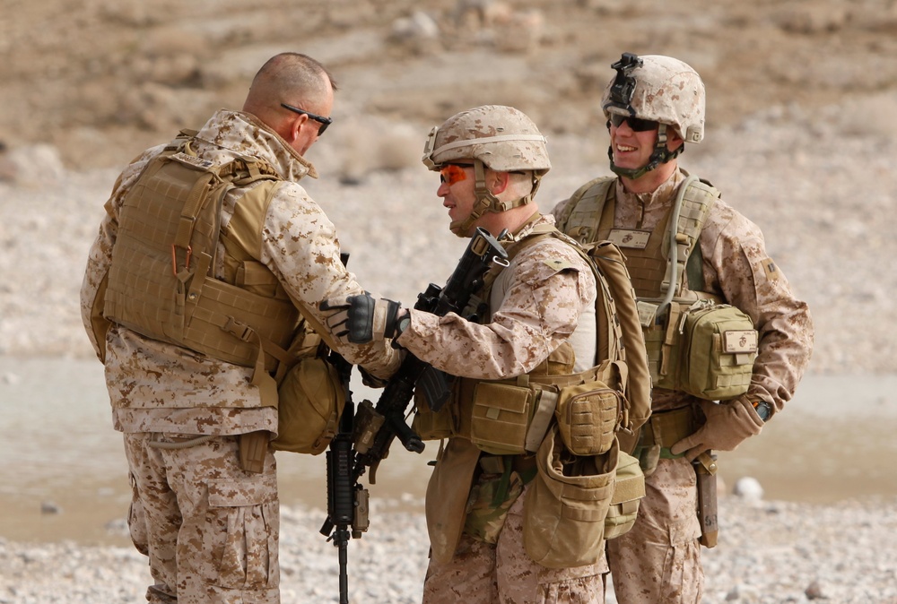 Marines conduct operations in Helmand province