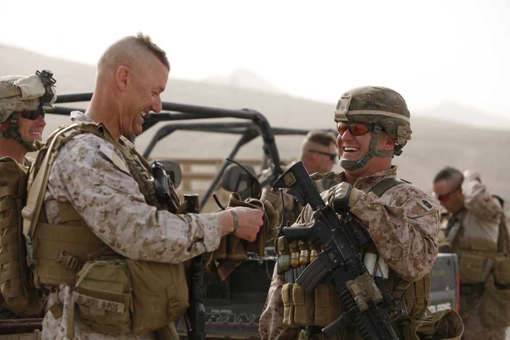 Marines conduct operations in Helmand province