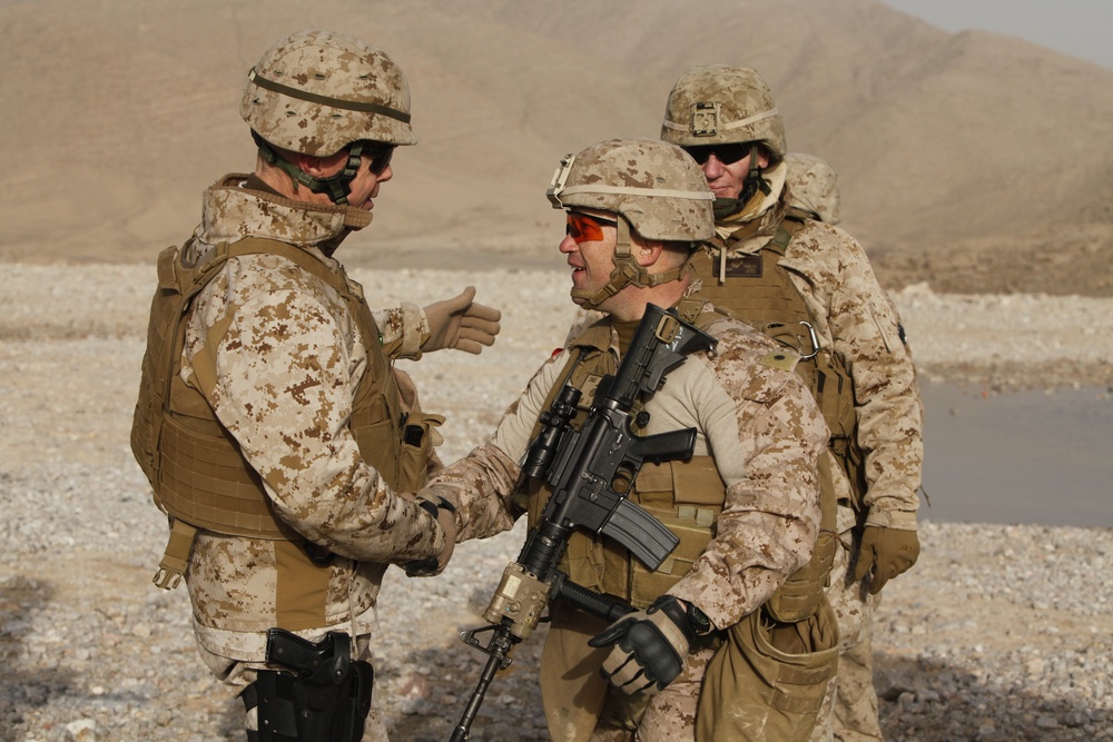 Marines conduct operations in Helmand province