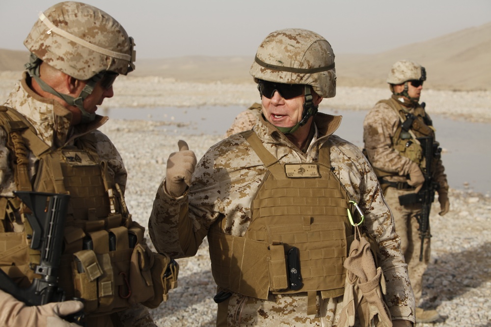 Marines conduct operations in Helmand province