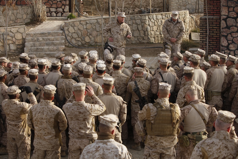 Marines conduct operations in Helmand province