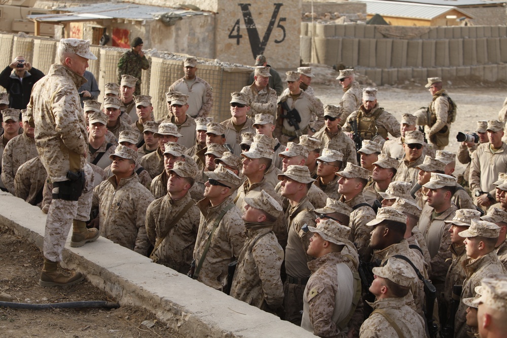 Marines conduct operations in Helmand province