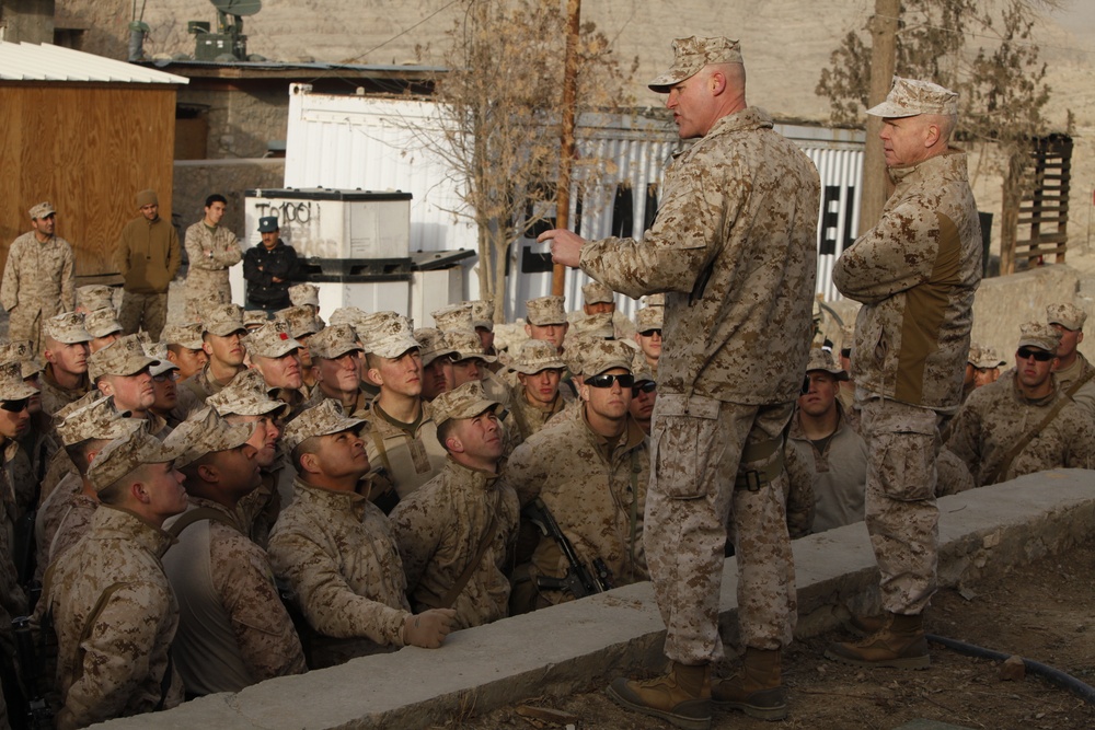 Marines conduct operations in Helmand province