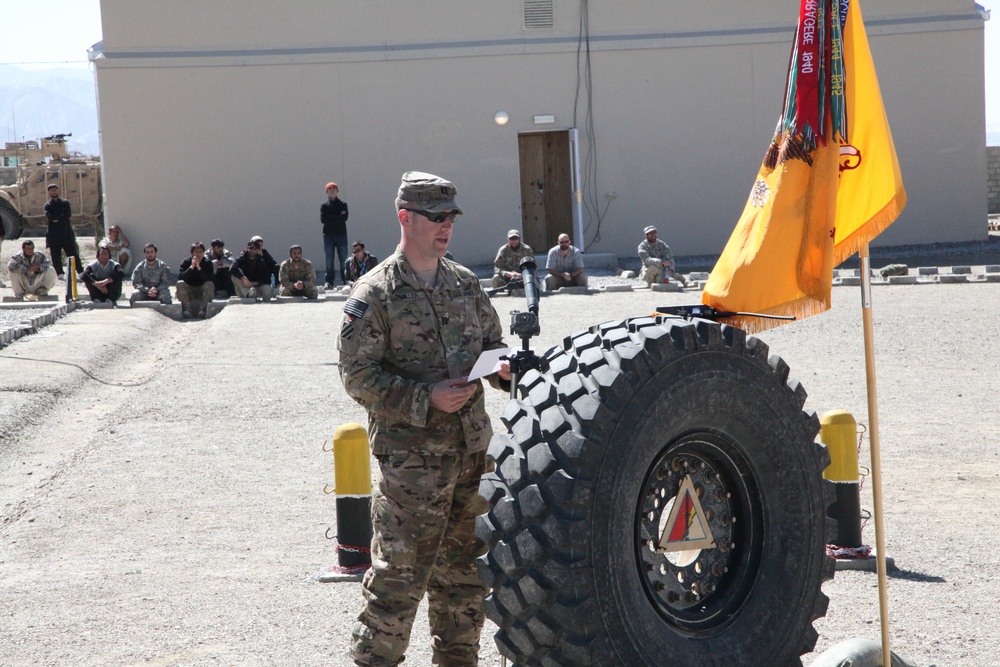 Change of command ceremony