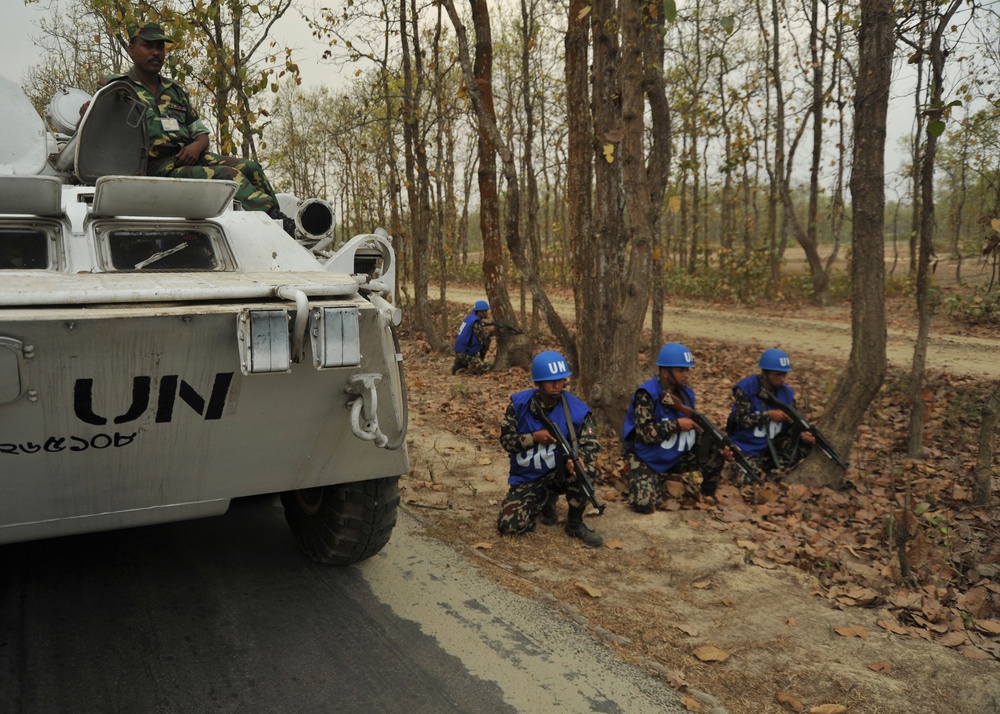 Exercise Shanti Doot 3 trains troops in peace-keeping skills