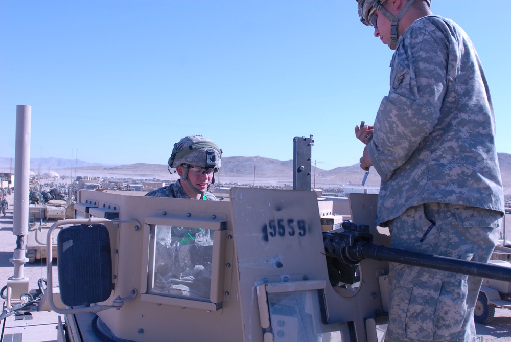 Convoy preparations at NTC