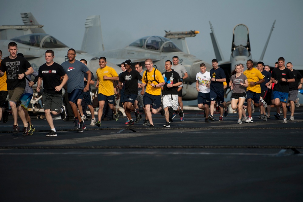 USS Carl Vinson action