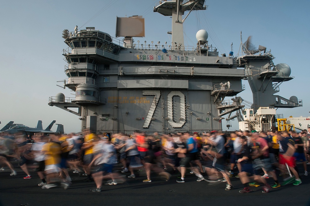 USS Carl Vinson action