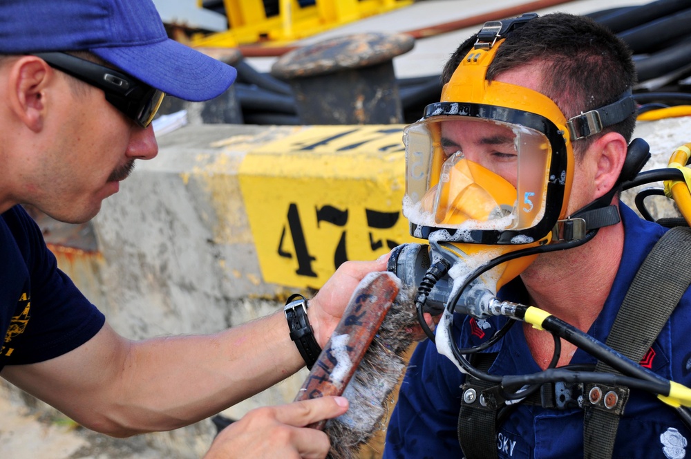 Performing underwater maintenance