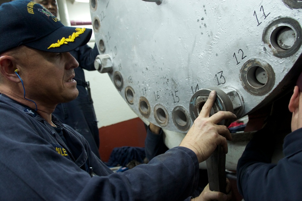 Aboard USS Bonhomme Richard