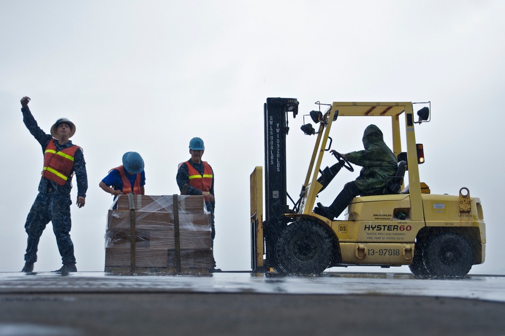 Aboard USS Bonhomme Richard