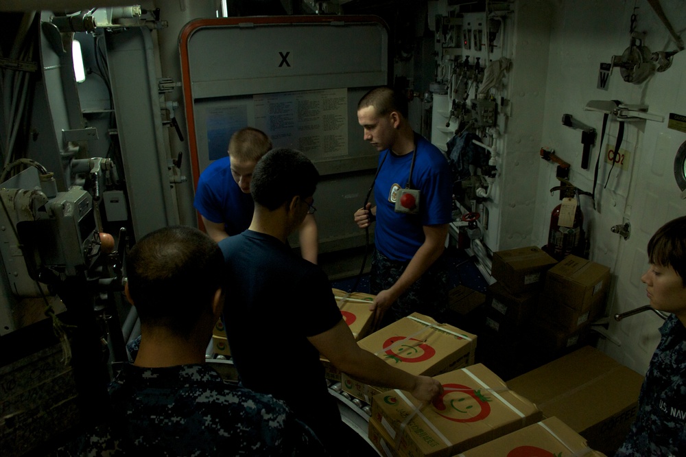 Aboard USS Bonhomme Richard