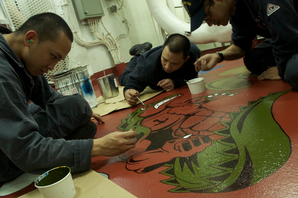 Aboard USS Bonhomme Richard