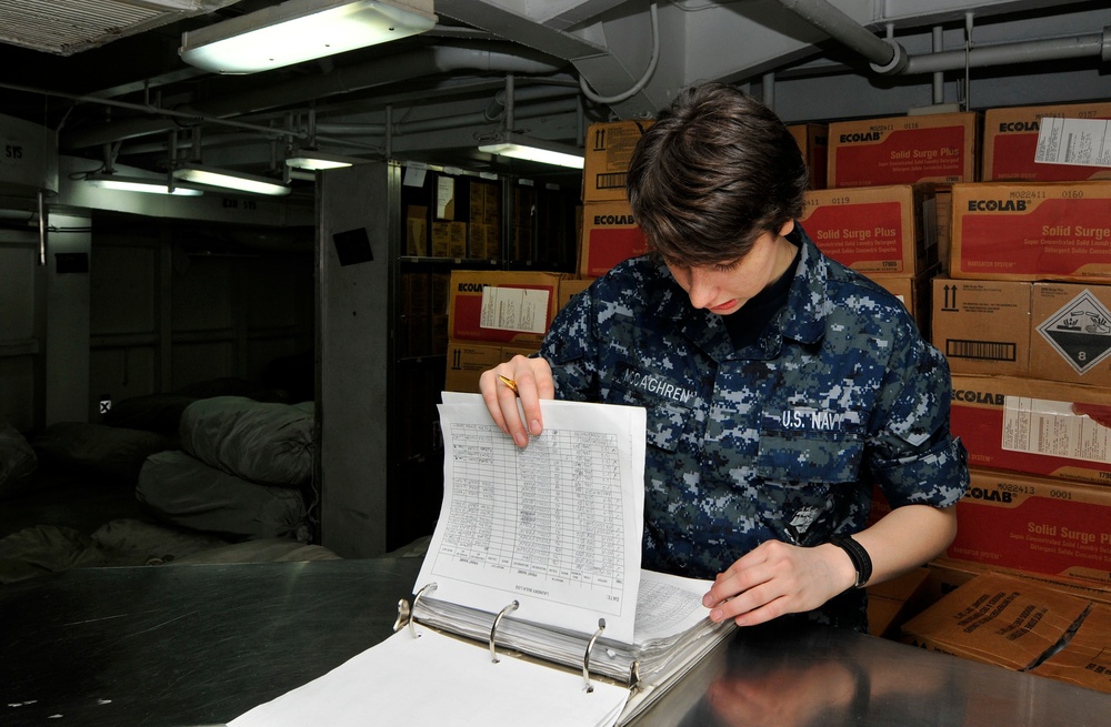 USS Carl Vinson action