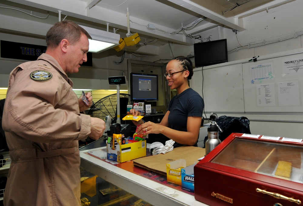 USS Carl Vinson action