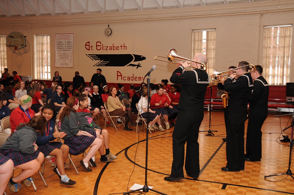 US Navy Band Independence play in St. Louis