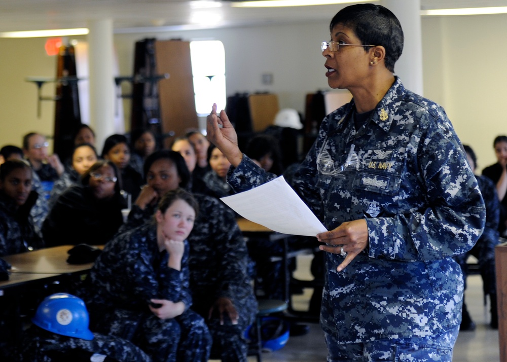 USS Harry S. Truman female leadership symposium