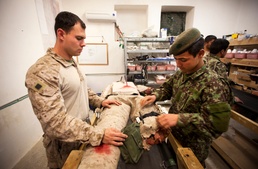 Afghan soldiers become medics under guidance of ‘America’s Battalion’ corpsmen
