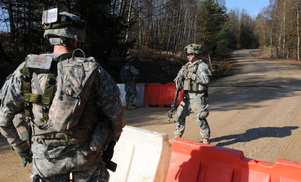 173rd Airborne Brigade Combat Team mission rehearsal exercise