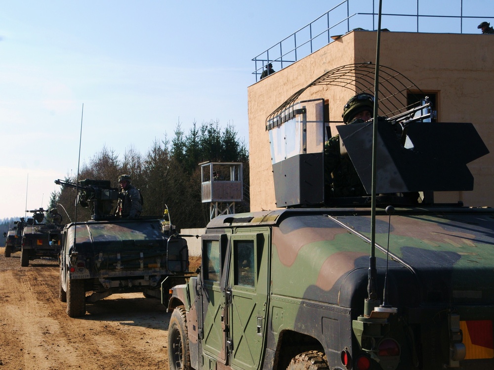 173rd Airborne Brigade Combat Team mission rehearsal exercise