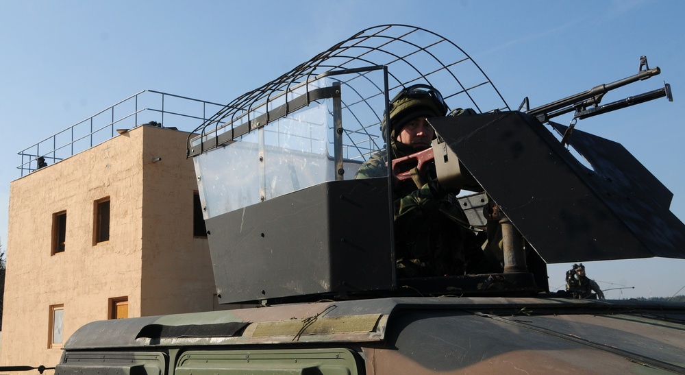 173rd Airborne Brigade Combat Team mission rehearsal exercise