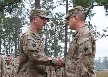 Sgt. Jason Briant, of Midwest City, Okla., receives a Bronze Star