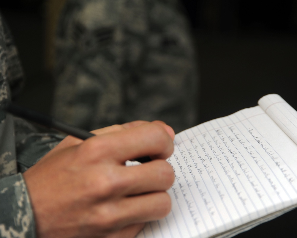 AF Honor Guard visits Altus AFB