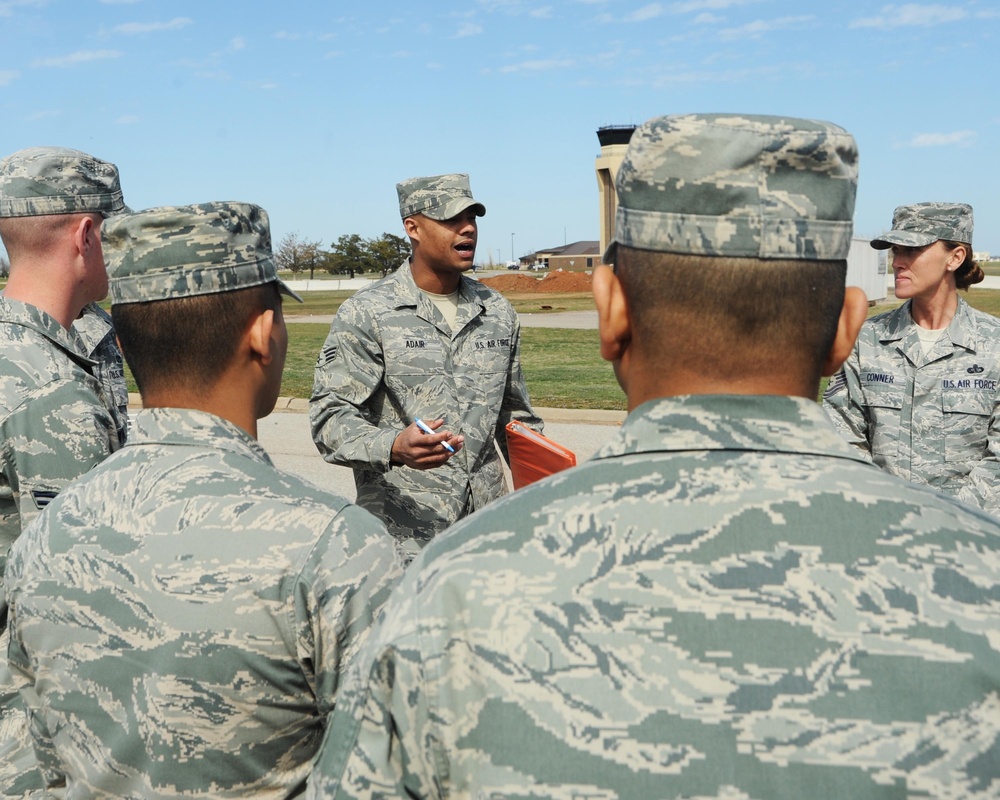 AF Honor Guard visits Altus AFB