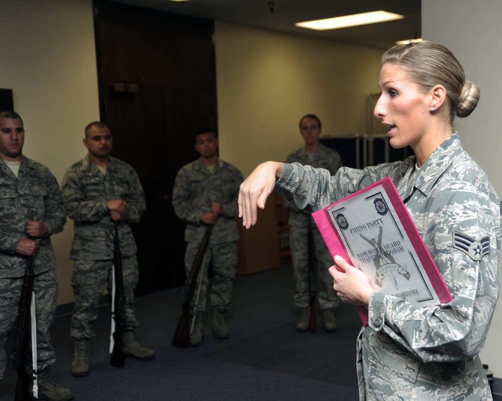 AF Honor Guard visits Altus AFB
