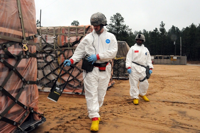 Soldiers take part in multi-agency nuclear forensics exercise