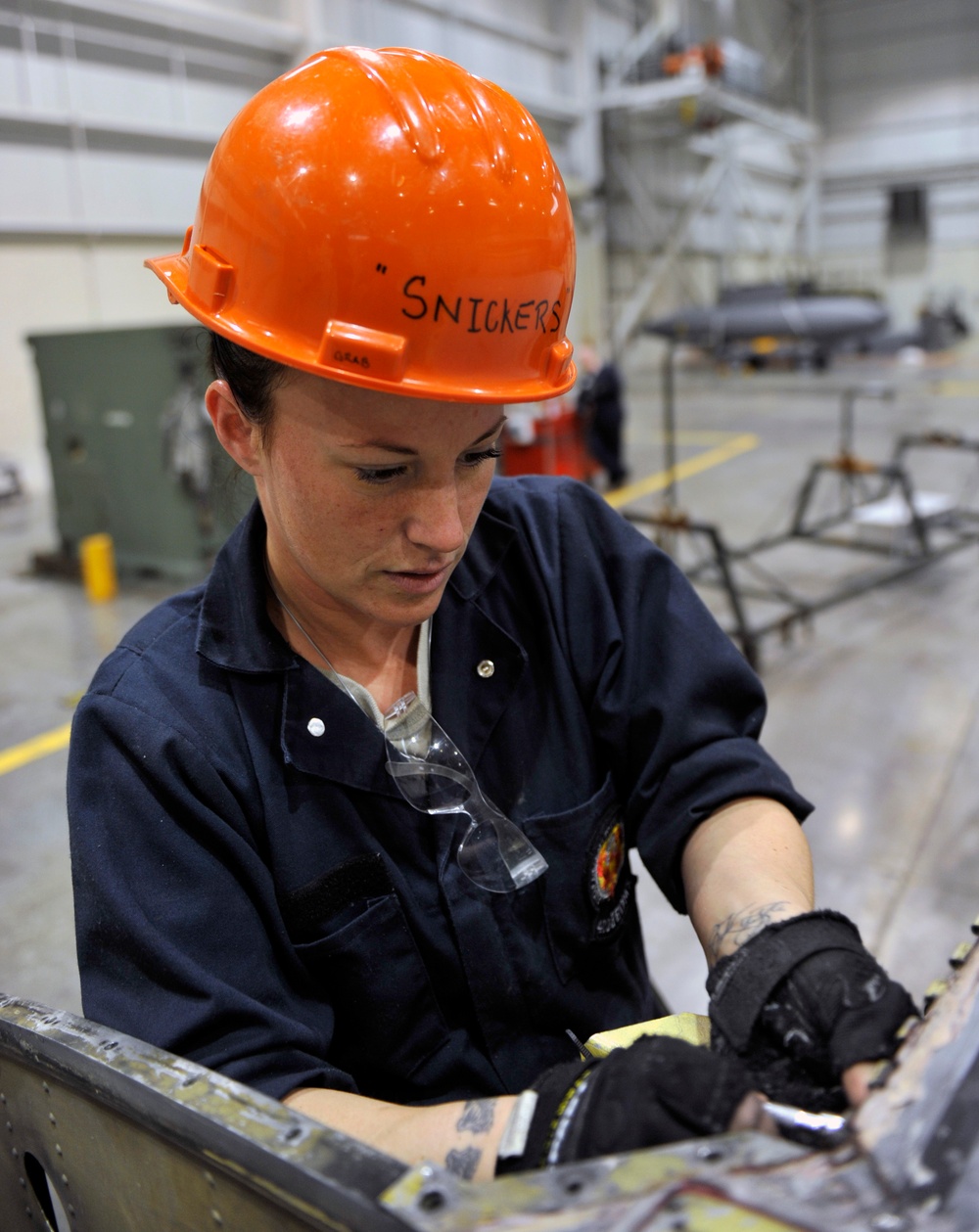 Airman rebuild a tornado damaged C-130