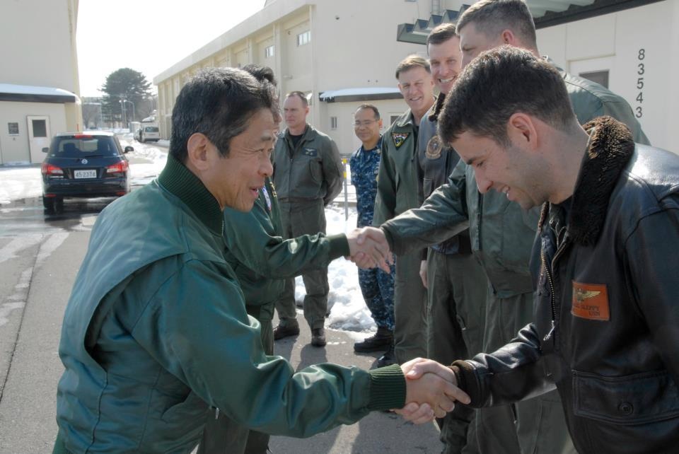 JMSDF Vice Adm. Hiroo Hatanaka tours NAF Misawa