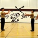 Navy JROTC unit performs unarmed and armed drill