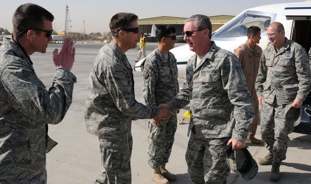 18th Air Force Command visits troops in area of responsibility