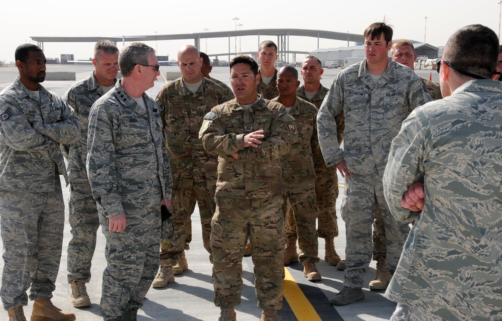 18th Air Force Command visits troops in area of responsibility