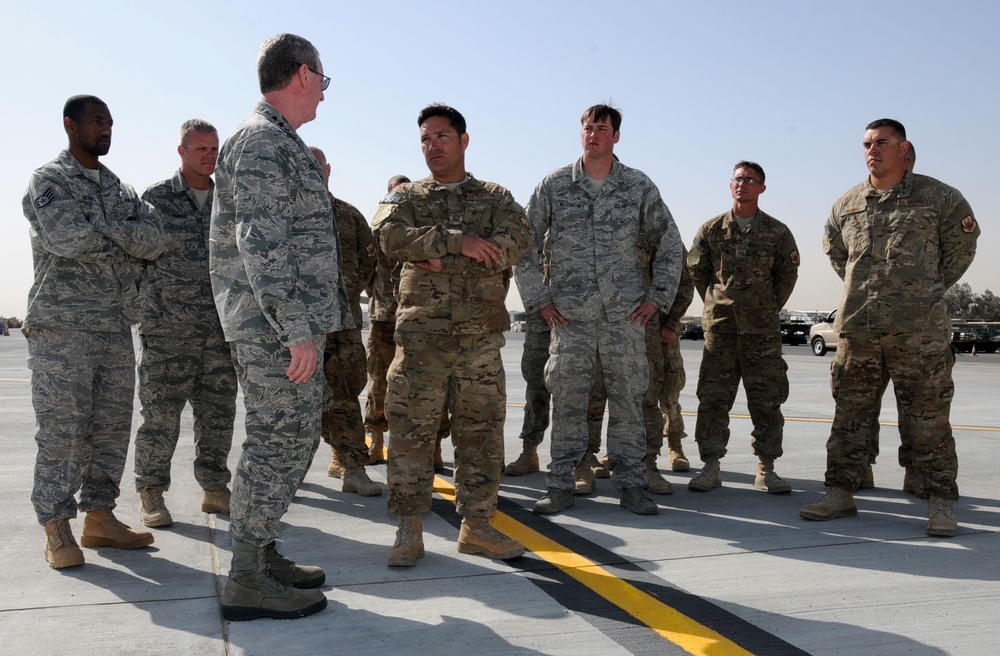 18th Air Force Command visits troops in area of responsibility