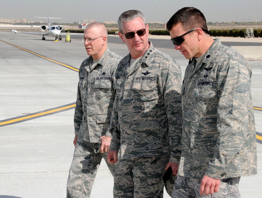 18th Air Force Command visits troops in area of responsibility