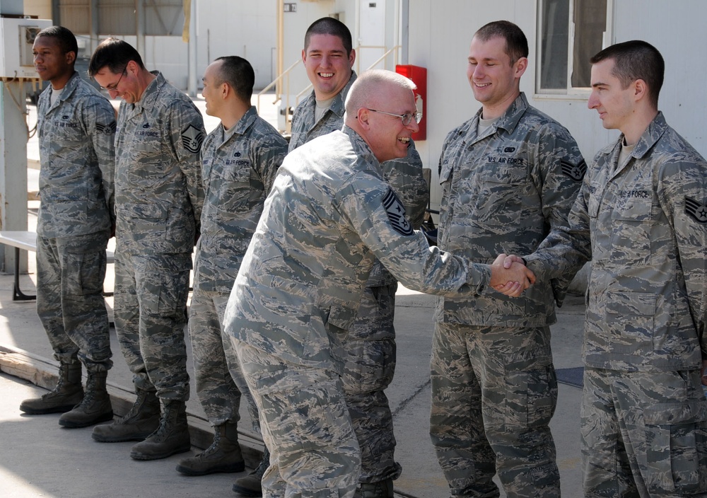 18th Air Force Command visits troops in area of responsibility