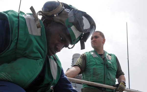 USS Simpson performs daily operations