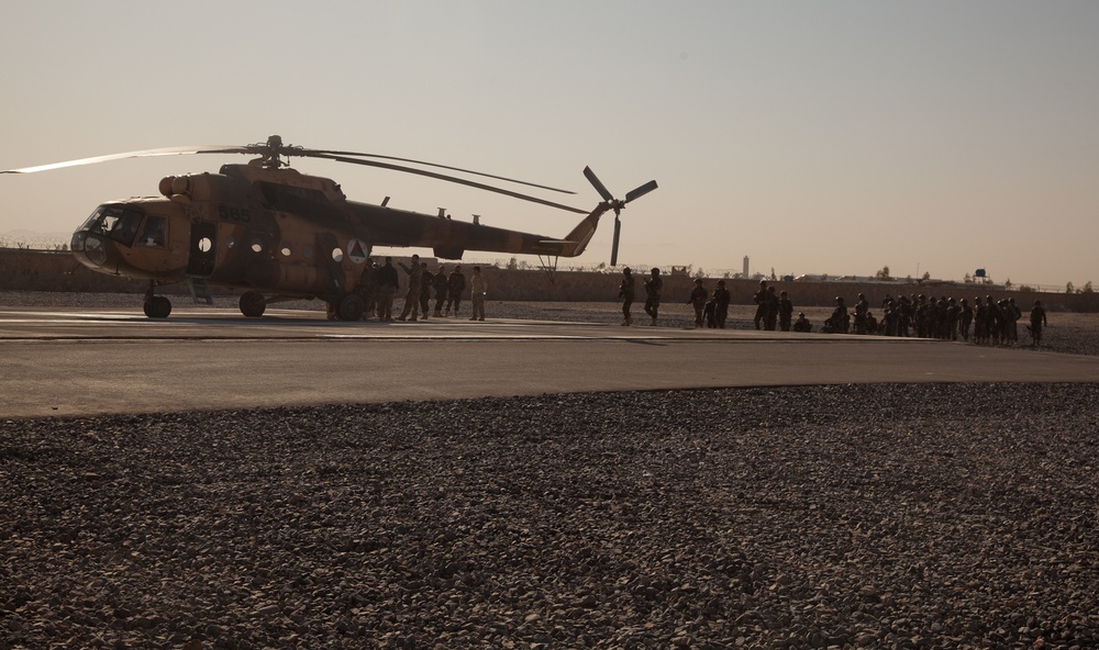 Commando training in Kandahar